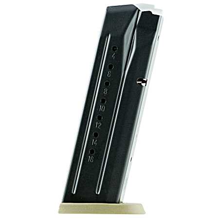 M&P 9mm 17 Round Magazine w/ Brown Base Plate