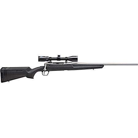 Axis XP Stainless 6.5 Creedmoor Matte Black Bolt-Action Synthetic Stock Rifle w/ Scope