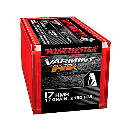 .17 HMR V-Max Varmint 17 Grain Rimfire Cartridges - 50 Rounds
