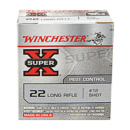 Power Point .22 LR #12 Birdshot Rimfire Rifle Cartridges - 50 Rounds