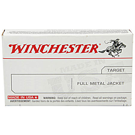 5.56 x 45mm USA Centerfire 55 Grain FMJ Rifle Cartridges - 20 Rounds