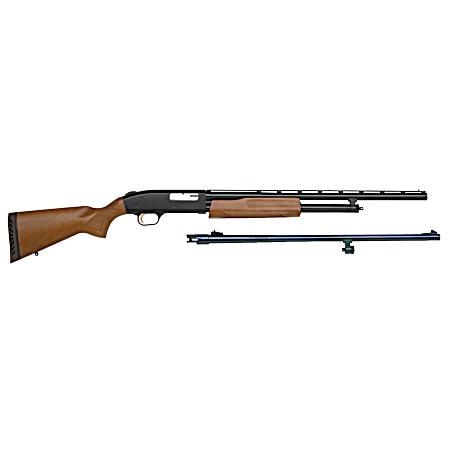 500 Compact Bantam 20Ga Pump-Action Wood Stock Shotgun Combo