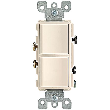 Decora Almond Double Switch