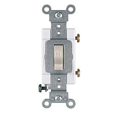 Light Almond Commercial Grade Toggle Switch