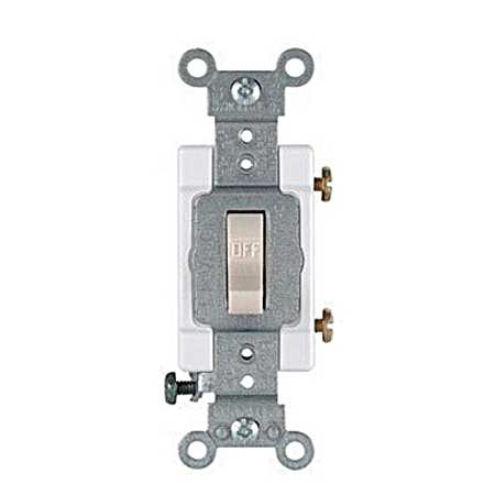 Light Almond Commercial Toggle Switch