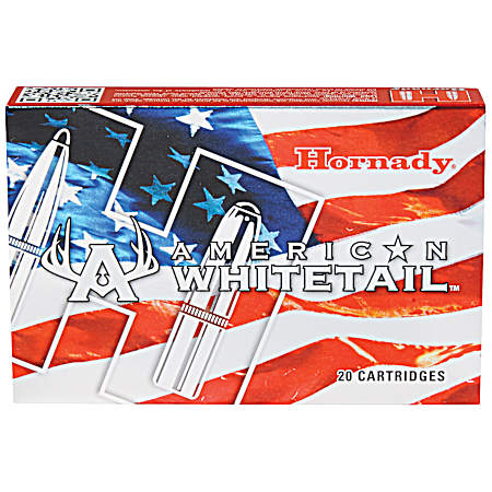 6.5 Creedmoor InterLock SP American Whitetail 129 Grain Rifle Cartridges – 20 Rounds