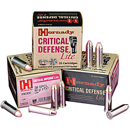 .38 Special Critical Defense FTX 90 Grain Cartridges - 25 Rounds