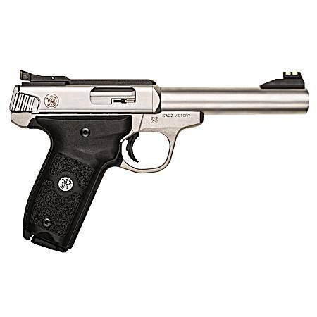 SW22 Victory .22 LR Single-Action Stainless Steel Pistol