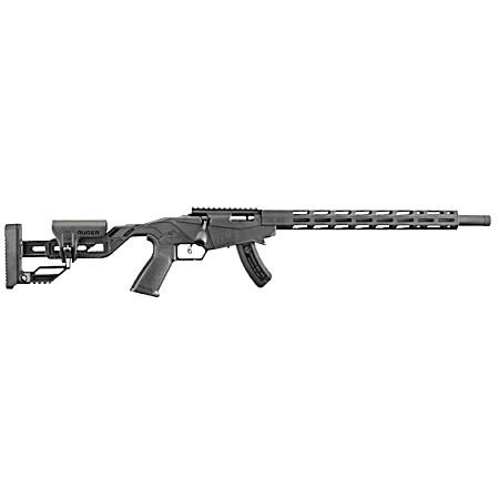 Precision Rimfire .22 LR Black Bolt-Action Synthetic Stock Rifle