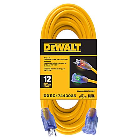 12/3 SJTW Lighted Extension Cord