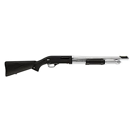 SXP Marine Defender 12Ga Matte Black/Chrome Pump-Action Composite Stock Shotgun