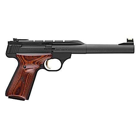 Buck Mark Hunter .22 LR Matte Blue Semi-Auto Wood Grips Pistol