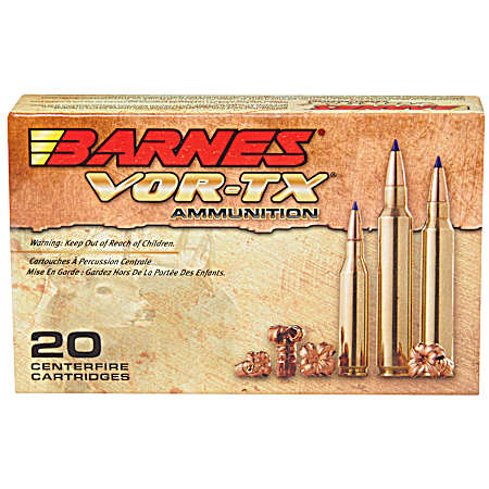 .270 Vor-Tx Poly Tip 130 Grain Centerfire Rife Cartridges - 20 Rounds