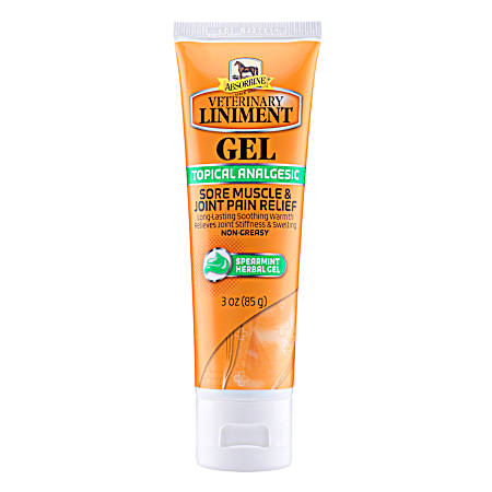 3 oz Veterinary Liniment Spearmint Herbal Gel for Horses