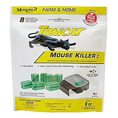 Mouse Killer I Bait Station with 8 Refills