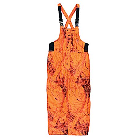 Men's Ridgeline Naked North/Blaze Orange Heavyweight Bibs