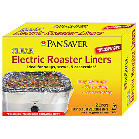 34 in x 18 in Electric Roaster Liners - 2 Pk