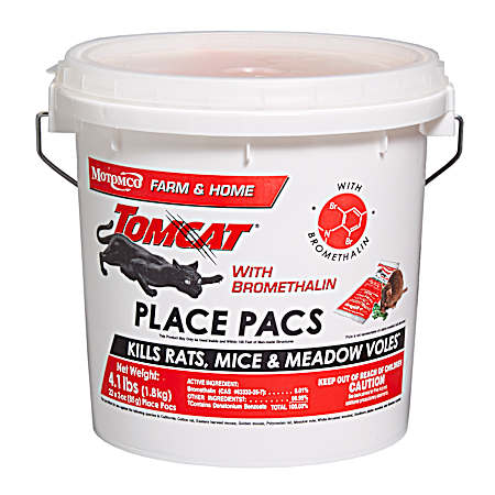 22 ct 3 oz Place Pacs with Bromethalin