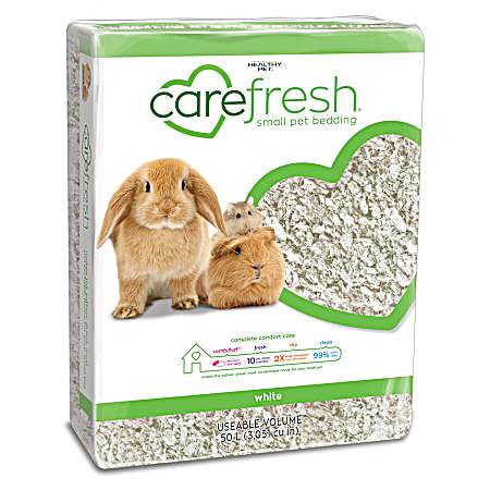 50L White Small Pet Complete Paper Bedding