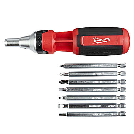 9-In-1 Square Drive Ratcheting Multi-Bit Driver