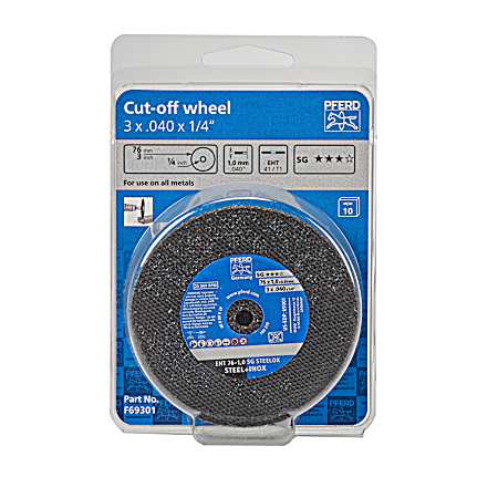 3 x .035 x 1/4 in Cut Off Wheel