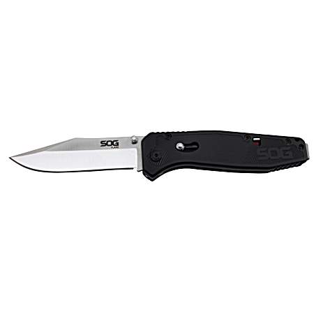 Flare Black Clip-Point Folding Knife