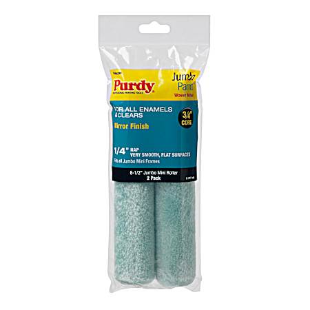 6.5 in Jumbo Parrot 0.25 in Mini Roller Cover - 2 Pk