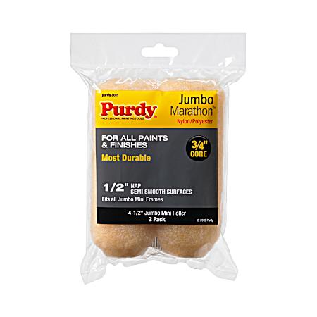4.5 in Jumbo Marathon 0.5 in Roller Cover - 2 Pk