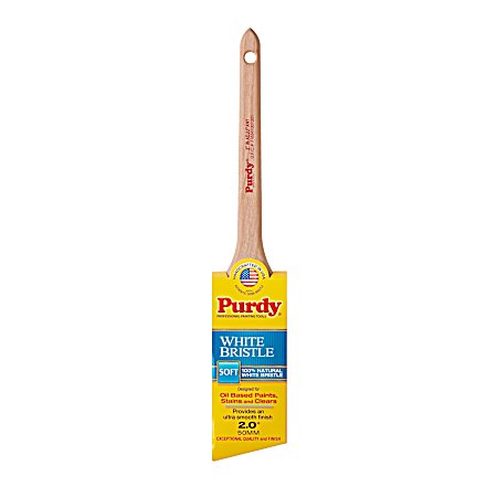 White Bristle Soft 2 in Paint Brush