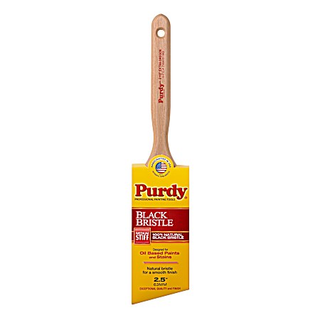 Black Bristle Medium Stiff 2-1/2 in Paint Brush
