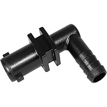 1/2 in Hose Barb Black Polypropylene Quick Attach Elbow Nozzle Body