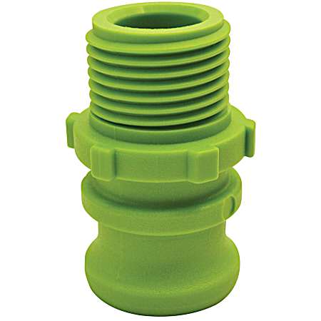 3/4 in MGHT x 3/4 in Male Cam Green Garden Hose Quick Disconnect