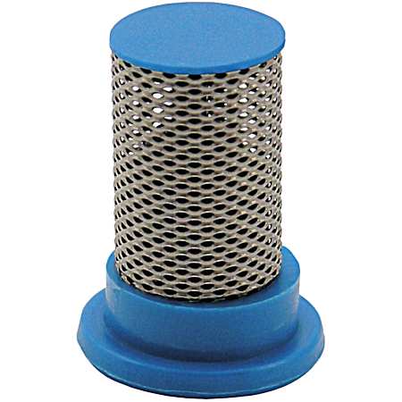 50 Mesh Blue Polypropylene Nozzle Filter No Check Valve - 4 Pk