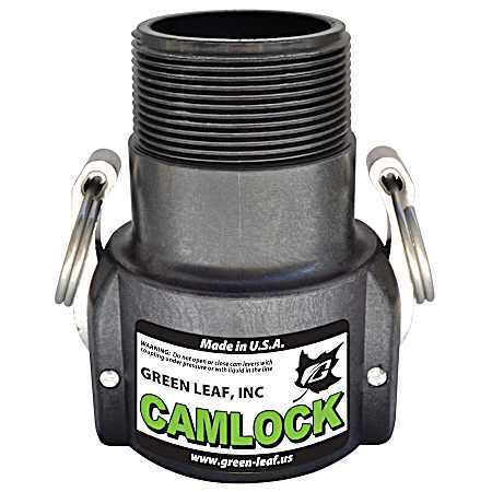 3 in Gator Lock Cam Lever Female Coupler Male Thread