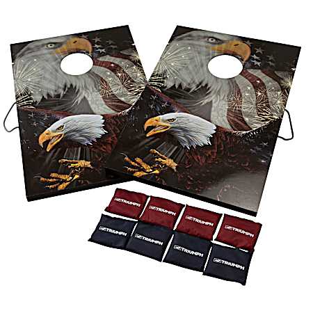 Patriotic Eagle Bean Bag Toss Game