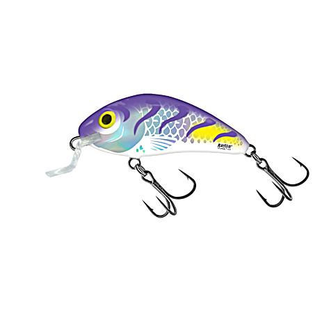 Holographic Purple Rattling Hornet Shallow Runner Crankbait