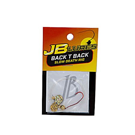 Gold Glitter Small Back To Back Slow Death Rig