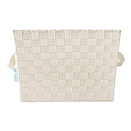 Woven Strap Latte Tote