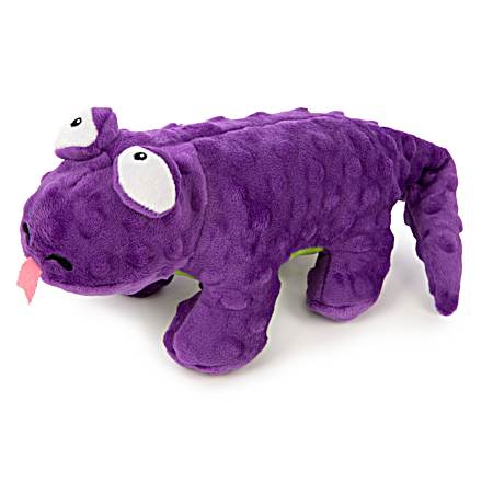 Action Plush! Lizard Animated Squeaker Dog Toy w/ Chew Guard Technology
