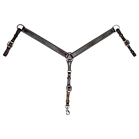 Brown Breast Collar w/ Spots - Walnut