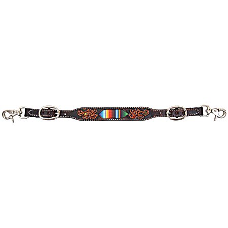 Vintage Serape Inlay Wither Strap