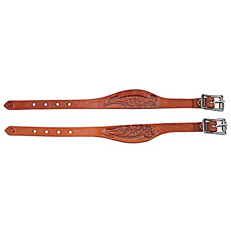 Floral Oiled Flared Stirrup Hobbles