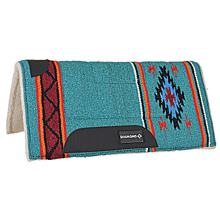 Diamond R Square Fleece Pony Pad