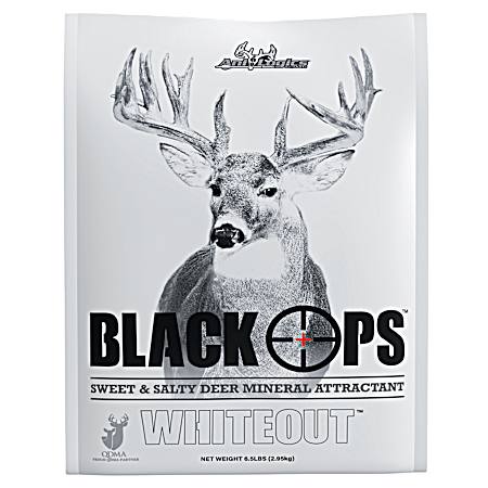 Black Ops Whiteout 6.5 lb Sweet & Salty Whitetail Deer Mineral Attractant