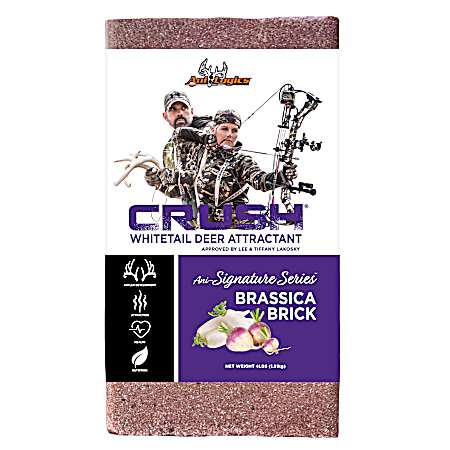 CRUSH 4 lb Brassica Brick Whitetail Deer Attractant