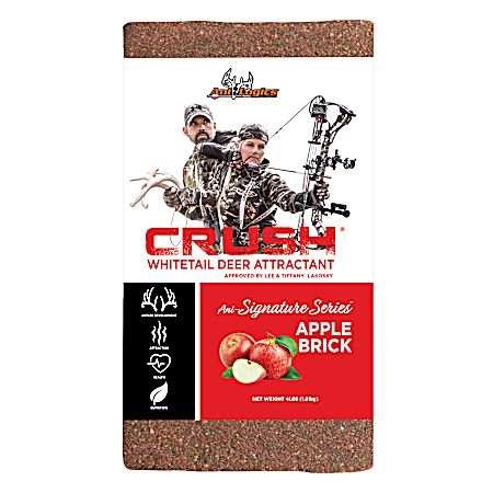 CRUSH 4 lb Apple Brick Whitetail Deer Attractant