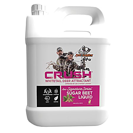 CRUSH 1 gal Sugar Beet Liquid Whitetail Deer Attractant