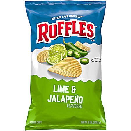 8 Oz Lime & Jalapeno Flavored Potato Chips