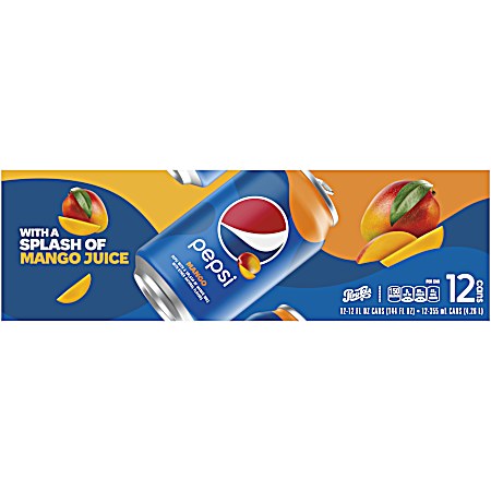 12 fl oz Mango Soda - 12 Pk