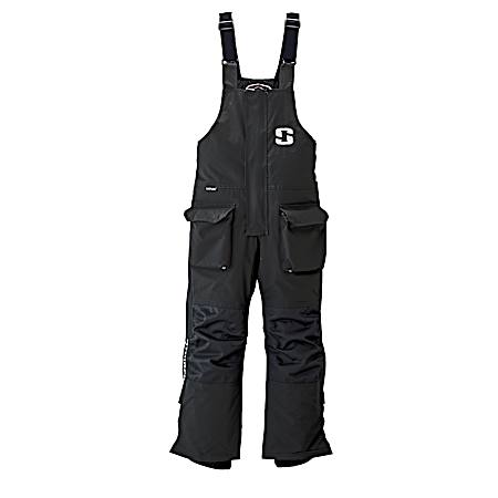 Youth Predator Black Ice Fishing Bibs